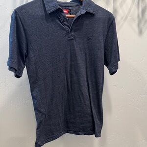 Quiksilver boys blue Polo Shirt large 16/18
